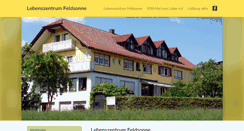 Desktop Screenshot of feldsonne.de